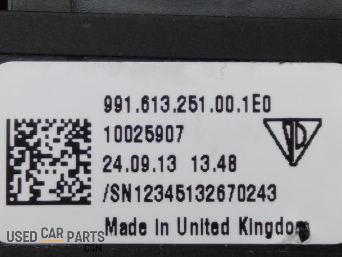 Parking brake switch Porsche 911 3.8 24V Turbo S 991613251001E0 MA171S