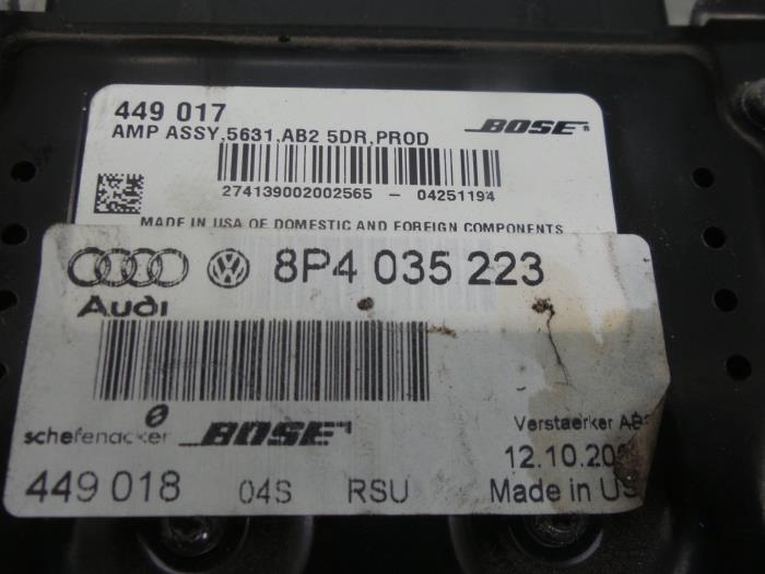 Radioverstärker van een Audi A3 Sportback (8PA) 2.0 TDI 16V 2005