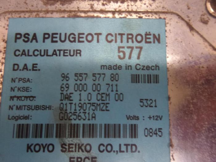 Lenkkraftverstärker Steuergerät van een Citroën C2 (JM) 1.4 HDI 2009
