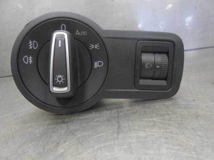 Licht Schalter van een Volkswagen Polo 2015