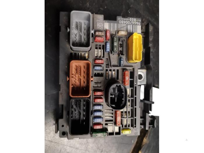 Fuse box Peugeot Partner Tepee 1.6 HDI 90 16V Phase 1 9666700480