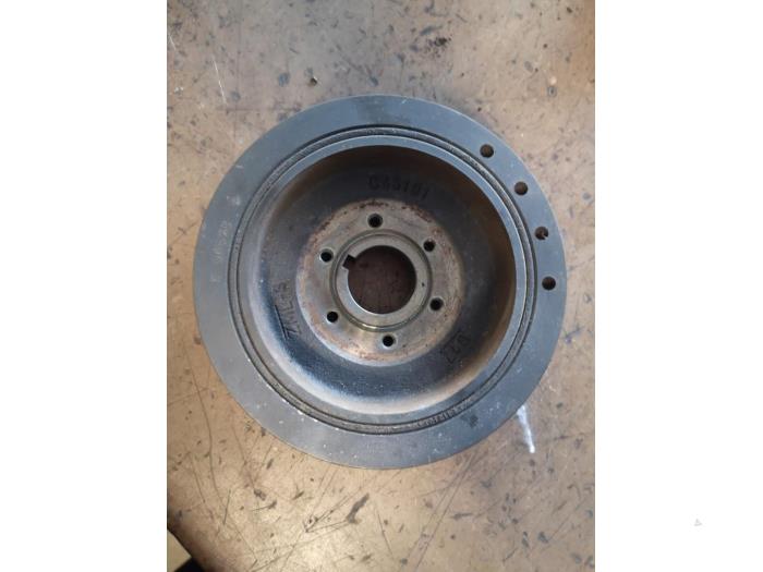 Crankshaft pulley from a Peugeot Boxer (244) 2.0 HDi 2004
