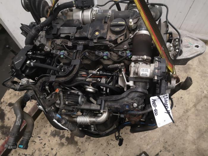 Engine from a Ford EcoSport (JK8) 1.5 TDCi EcoBlue 2017