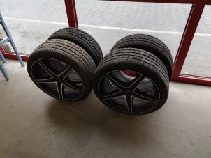 Used Set of sports wheels + winter tyres Mercedes C (W204) 1.8 C-180K 16V Price € 500,00 Margin scheme offered by Bongers Auto-Onderdelen Zeeland