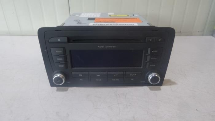 Radio Audi A3 (8P1), 2003 / 2012 2.0 TDI 16V, Fließheck, 2-tr, Diesel, 1.968cc, 125kW (170pk), FWD, BMN, 2006-03 / 2008-06, 8P1 (Gebraucht)