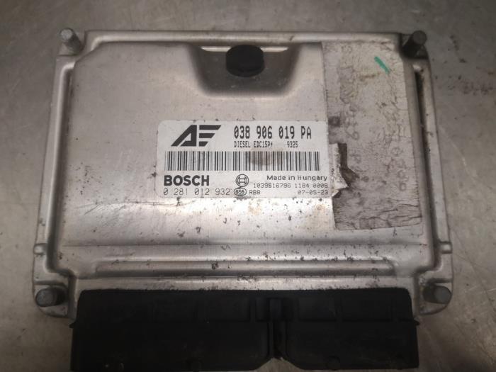 Used Engine management computer Volkswagen Sharan Price on request offered by Bongers Auto-Onderdelen Zeeland