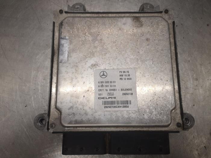 Used Engine management computer Mercedes GLK (204.7/9) 2.2 220 CDI 16V BlueEfficiency Price on request offered by Bongers Auto-Onderdelen Zeeland