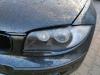 Headlight, left from a BMW 1 serie (E81), 2006 / 2012 116i 1.6 16V, Hatchback, 2-dr, Petrol, 1.597cc, 90kW (122pk), RWD, N43B16A, 2007-03 / 2011-12, UB71; UB72 2008