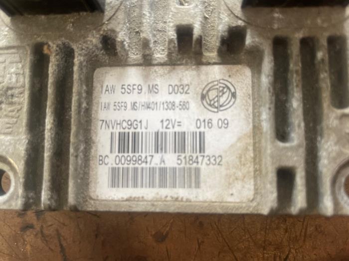 Engine management computer from a Fiat 500 (312) 1.2 2009