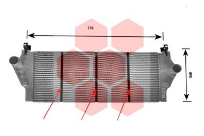 Nuevos Intercooler Renault Espace (JK) 2.0 16V Turbo Precio € 121,00 IVA incluido ofrecido por Bongers Auto-Onderdelen Zeeland