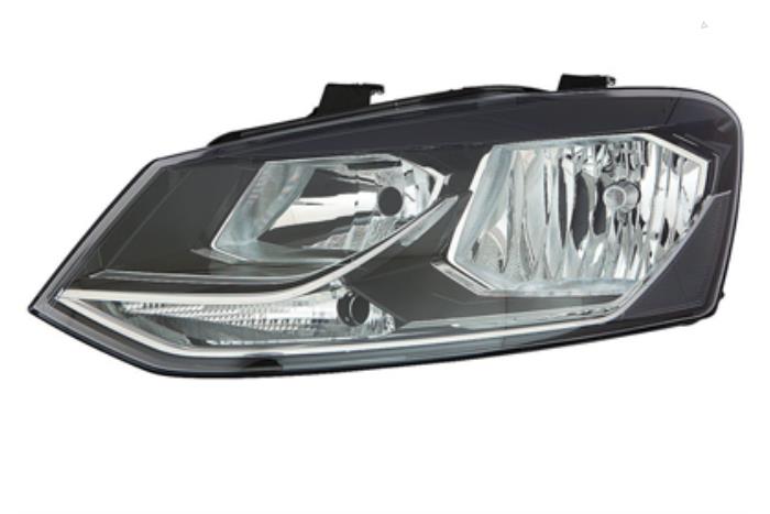 Nowe Reflektor lewy Volkswagen Polo V (6R) 1.2 TSI 16V BlueMotion Technology Cena € 151,25 Z VAT oferowane przez Bongers Auto-Onderdelen Zeeland