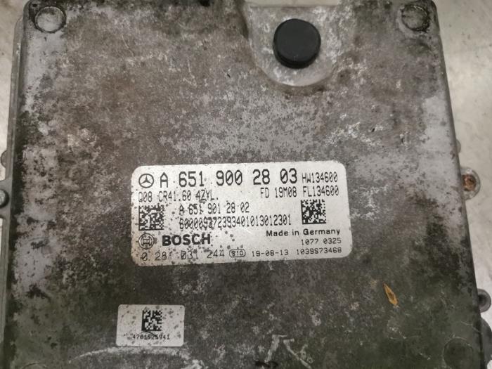 Engine management computer from a Mercedes-Benz Vito (447.6) 2.2 114 CDI 16V 2019