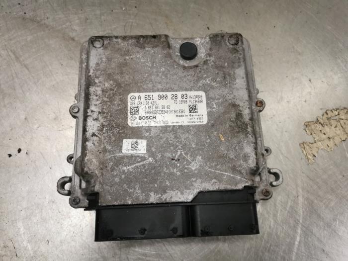 Engine management computer Mercedes Vito (447.6), 2014 2.2 114 CDI 16V, Delivery, Diesel, 2.143cc, 100kW (136pk), RWD, OM651950, 2014-10, 447.601; 447.603; 447.605 (Used)