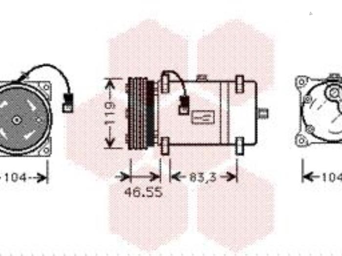 Pompa klimatyzacji z Fiat Ducato 2005