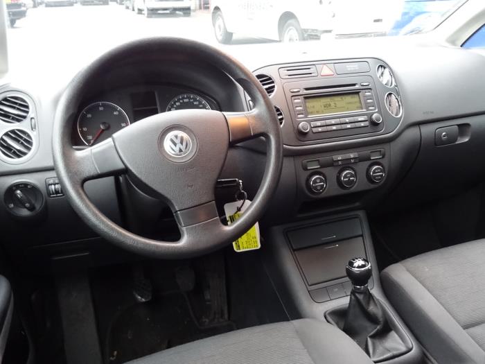 Juego y módulo de airbag de un Volkswagen Golf Plus (5M1/1KP) 1.9 TDI 105 2005