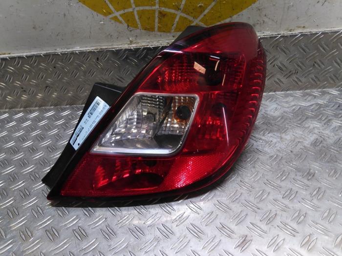Taillight, right from a Opel Corsa D 1.4 16V Twinport 2009