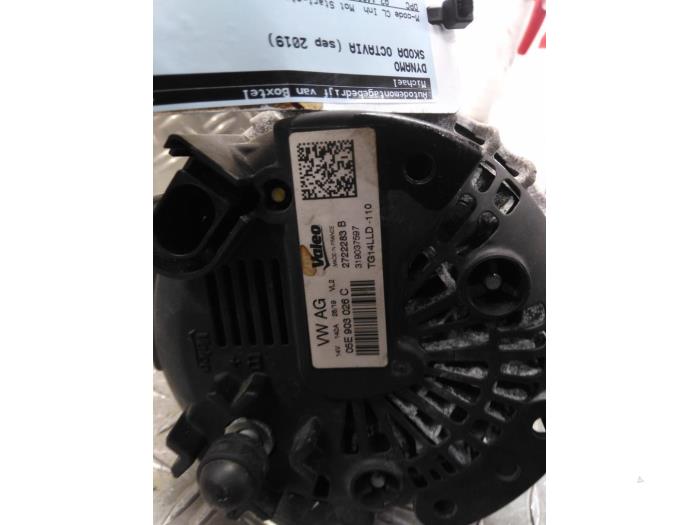 Gebrauchte Dynamo Skoda Octavia (5EAA) 1.5 TSI Evo 16V Preis € 42,00 Margenregelung angeboten von Autodemontagebedrijf van Boxtel