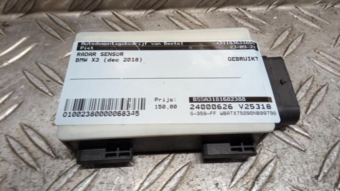 Begagnade Radarsensor BMW X3 (G01) xDrive 30d 3.0 TwinPower Turbo 24V Pris € 126,00 Marginaltabell erbjuds av Autodemontagebedrijf van Boxtel
