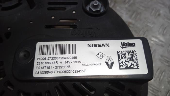 Begagnade Dynamo Renault Trafic (1FL/2FL/3FL/4FL) 2.0 dCi 16V 170 Pris € 210,00 Marginaltabell erbjuds av Autodemontagebedrijf van Boxtel