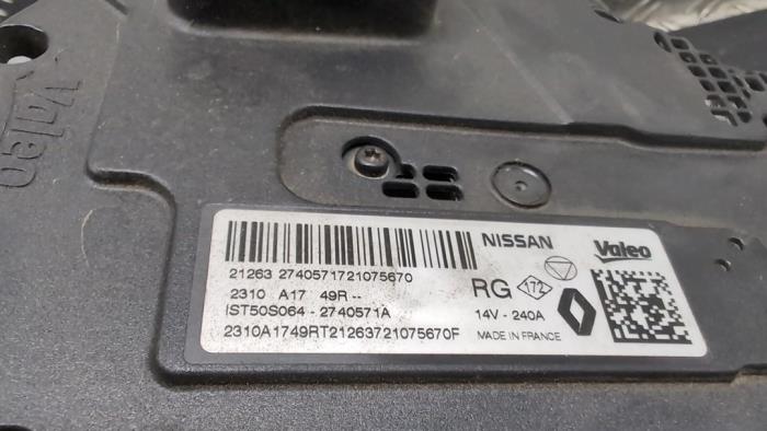 Dynamo van een Renault Austral 1.3 Mild Hybrid 160 2022