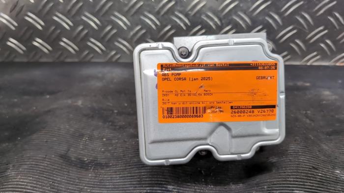 Usagé Pompe ABS Opel Corsa F (UB/UH/UP) Electric, Corsa-e 50kWh Prix € 262,50 Règlement à la marge proposé par Autodemontagebedrijf van Boxtel