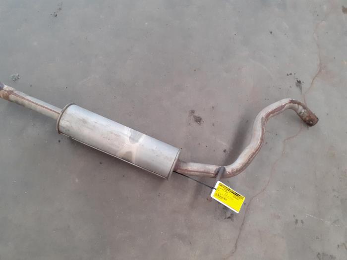 Exhaust middle silencer from a Seat Arosa (6H1) 1.0 MPi 1999