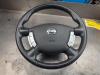 Steering wheel from a Nissan Primera (P12), 2002 / 2008 1.9 dCi, Hatchback, Diesel, 1.870cc, 88kW (120pk), FWD, F9Q, 2003-04 / 2007-10, P12 2004