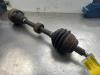 Front drive shaft, left from a Volkswagen New Beetle (9C1/9G1), 1998 / 2010 2.0, Hatchback, 2-dr, Petrol, 1.984cc, 85kW (116pk), FWD, AQY, 1998-11 / 2005-06, 9C1 2001