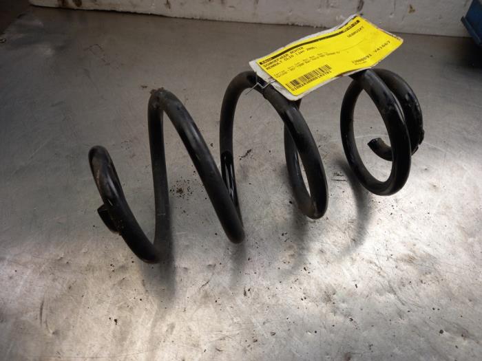 Rear coil spring from a Renault Clio III (BR/CR) 1.4 16V 2006