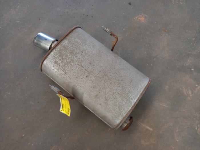 Exhaust rear silencer from a Peugeot 406 Coupé (8C) 2.0 16V 2000