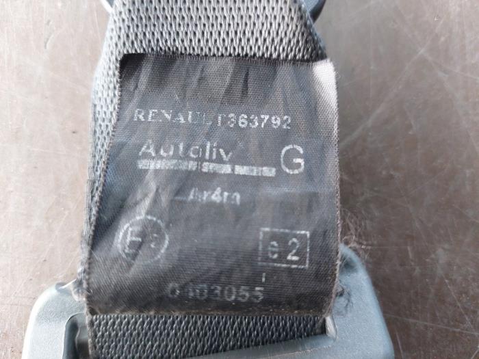 Rear seatbelt, left from a Renault Grand Scénic II (JM) 1.9 dCi 120 2004