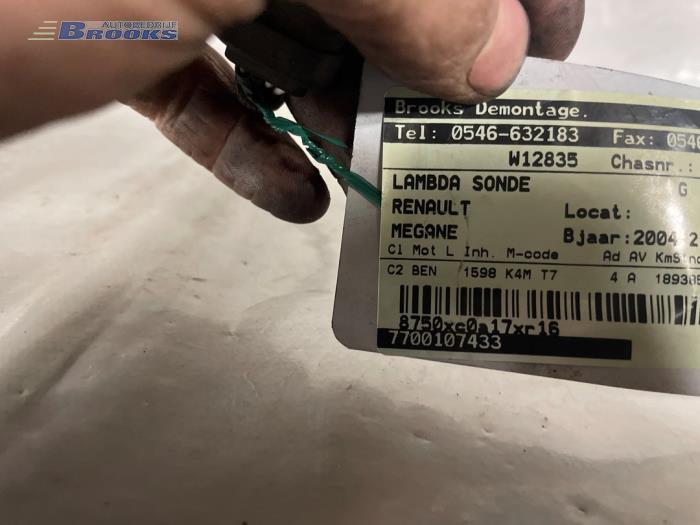 Sonda lambda z Renault Scénic II (JM) 1.6 16V 2004