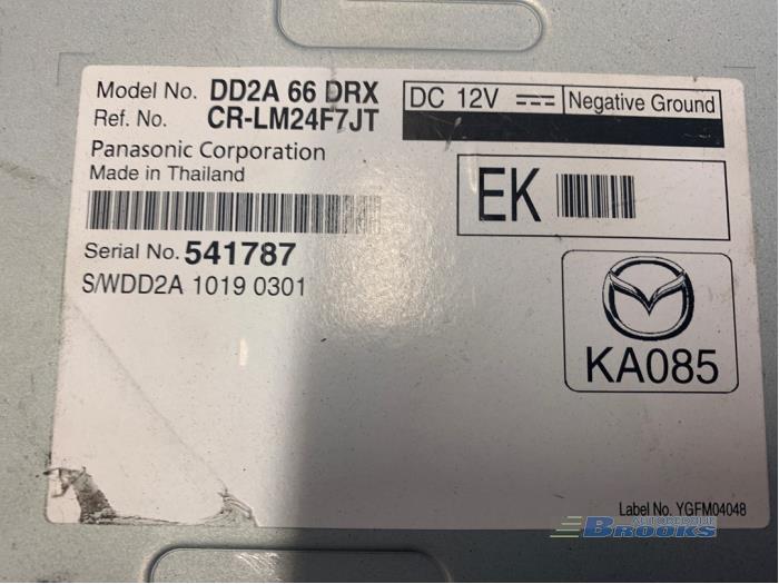 Navigeringsmodul från en Mazda CX-3 (DJ/DK) 2.0 SkyActiv-G 120 2017