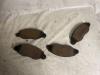 Front brake pad from a Ford Transit, 2000 / 2006 2.0 TDdi 16V 260S, Delivery, Diesel, 1.998cc, 63kW (86pk), FWD, F3FA, 2000-08 / 2006-07 2002