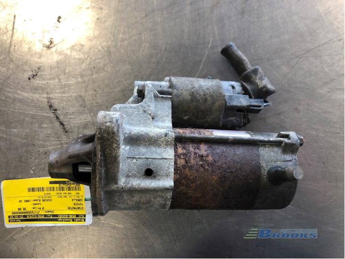 Begagnade Startmotor Toyota Corolla Wagon (E10) 2.0 XLD Pris € 15,00 Marginaltabell erbjuds av Autobedrijf Brooks