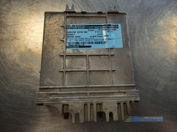 Used Engine management computer Renault Scénic I (JA) 1.9 dTi Price € 25,00 Margin scheme offered by Autobedrijf Brooks