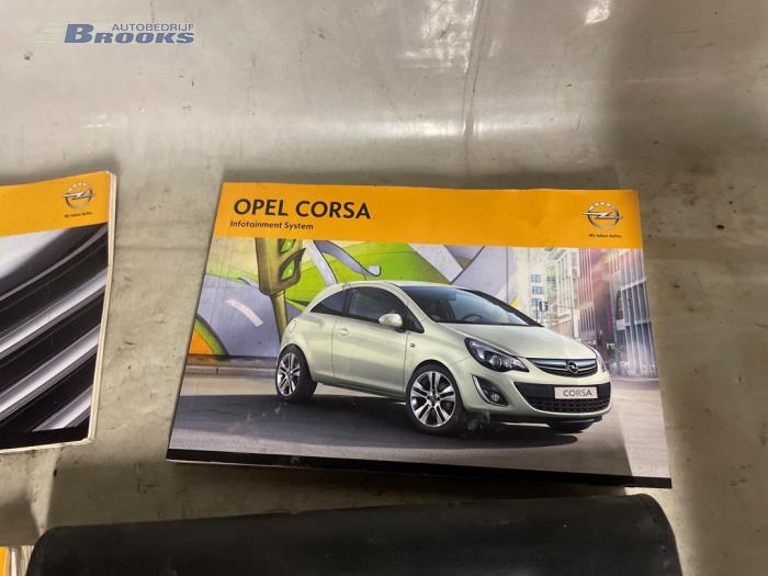 Instruction Booklet from a Opel Corsa D 1.4 16V Twinport 2010
