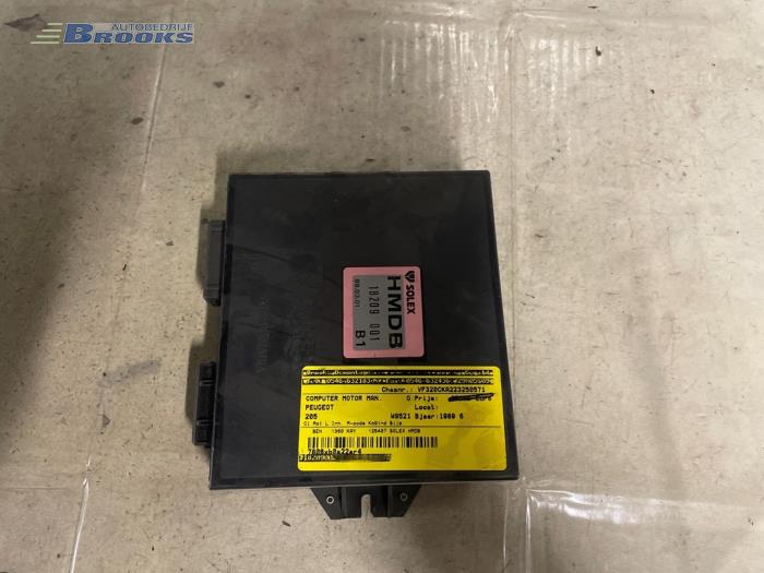 Used Engine management computer Peugeot 205 II (20A/C) 1.4 Price € 20,00 Margin scheme offered by Autobedrijf Brooks