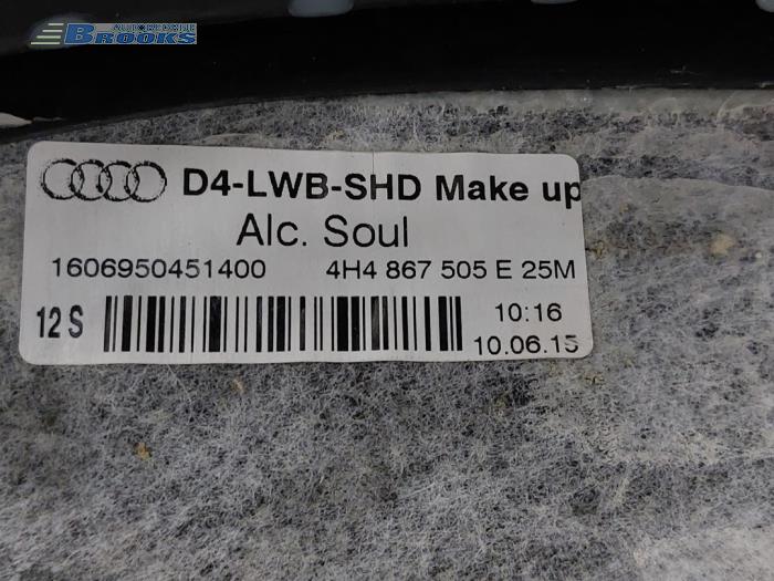 Headlining from a Audi A8 (D4) 4.2 TDI V8 32V Quattro 2015