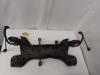 Subframe from a Volkswagen Polo V (6R), 2009 / 2017 1.2 12V, Hatchback, Petrol, 1.198cc, 44kW (60pk), FWD, CGPB, 2009-06 / 2014-05 2009