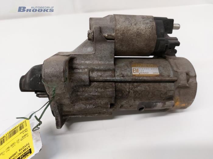 Begagnade Startmotor Toyota Urban Cruiser 1.33 Dual VVT-I 16V 2WD Pris € 30,00 Marginaltabell erbjuds av Autobedrijf Brooks