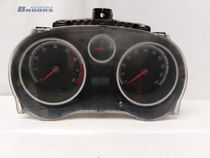 Odometer KM from a Opel Corsa D 1.4 16V Twinport 2010