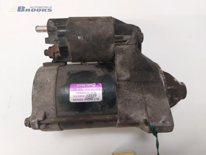 Begagnade Startmotor Suzuki Alto (RF410) 1.1 16V Pris € 15,00 Marginaltabell erbjuds av Autobedrijf Brooks