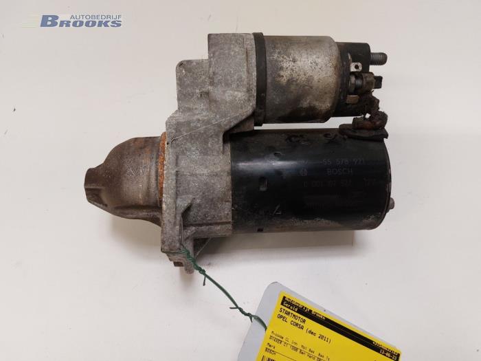 Begagnade Startmotor Opel Corsa D 1.4 16V Twinport Pris € 15,00 Marginaltabell erbjuds av Autobedrijf Brooks