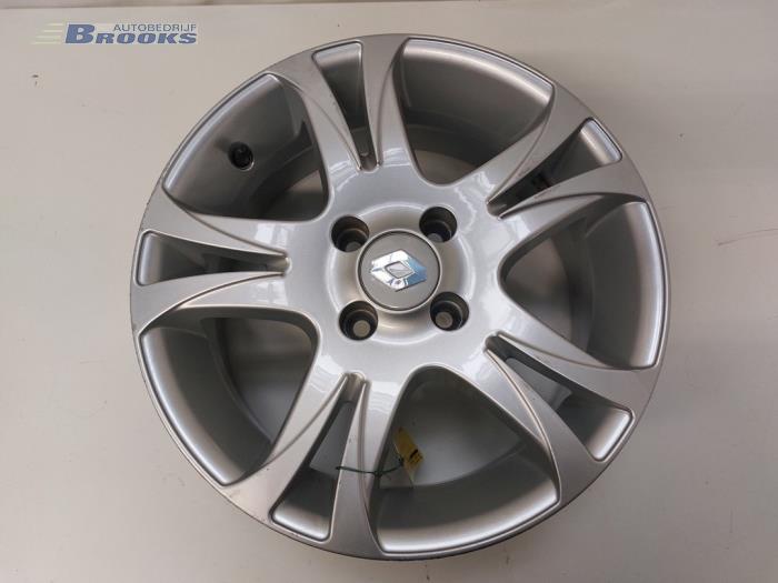 Używane Obrecz Renault Clio IV (5R) 0.9 Energy TCE 90 12V Cena € 25,00 Procedura marży oferowane przez Autobedrijf Brooks