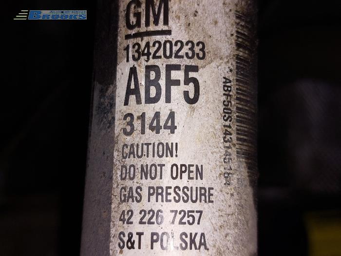 Rear shock absorber, left from a Opel Astra J Sports Tourer (PD8/PE8/PF8) 1.6 CDTI 16V 2015