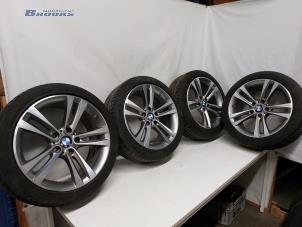 Used Sport rims set + tires BMW 3 serie Touring (F31) 316i 1.6 16V Price € 350,00 Margin scheme offered by Autobedrijf Brooks