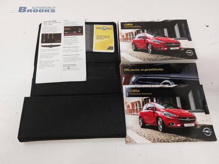 Instruction Booklet from a Opel Corsa E 1.0 SIDI Turbo 12V 2017