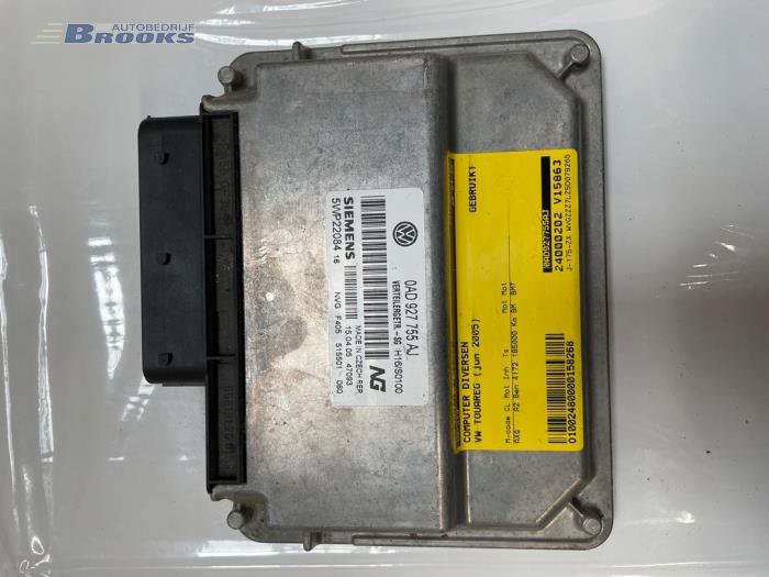 Usagé Ordinateur divers Volkswagen Touareg (7LA/7L6) 4.2 V8 40V Prix € 120,00 Règlement à la marge proposé par Autobedrijf Brooks