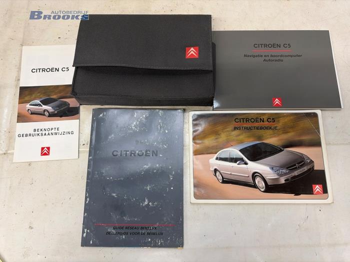 Używane Instrukcja Citroen C5 I Berline (DC) 2.0 16V Cena € 20,00 Procedura marży oferowane przez Autobedrijf Brooks